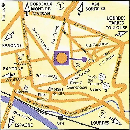 Du Palois Centre Bosquet 4* Pau
